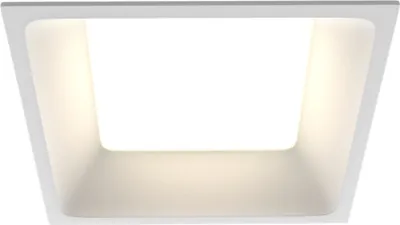 Produktbild von Maytoni LED Einbauleuchte Weiß 12W IP44 für Bad, Farbwechsel, Quadrat, 820lm