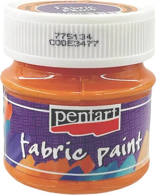 Produktbild von PENTART Stoffmalfarbe - orange 50 ml