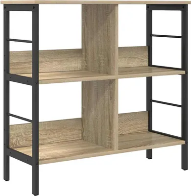Image de Étagère Chêne Sonoma 82 x 32 x 79 cm Bois d'ingénierie