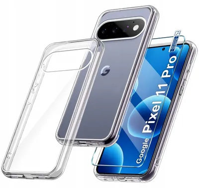 Produktbild von Farblose Schutzhülle für das Google Pixel 11 Pro – Verstärkte Clear Case 2 mm + 9H-Glas