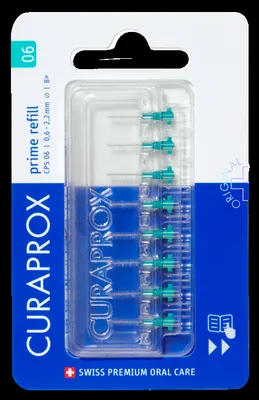 Obrázok produktu pre Curaprox Doplňujúca sada medzizubných kefiek CPS 06 prime refill, 8 ks