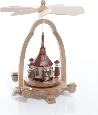 Obrázek produktu pro Pyramida s kostelem ŠxVxH cca 17x25x17 cm NOVINKA