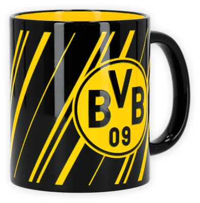 Produktbild von BVB Dortmund BVB Tasse Streifen 0