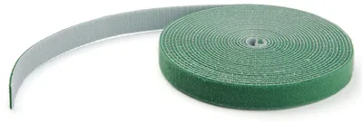 Produktbild von StarTech.com 30,5m Klettbandrolle, Grün, zuschneidbare wiederverwendbare Kabelbinder, Industriebefestigungsband für Kabel, verstellbare Gewebebänder, selbsthaftende Kabelmanagement-Gurte, Kabelbinder mit Klettverschluss, Nylon, Grün, -10 - 80 °C, 30500 mm, 19 mm