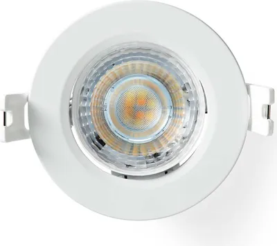 Produktbild von Nedis SmartLife Deckenleuchte - Warm bis kühlen weiß - Rund - Durchmesser: 52 mm - 68 - 74 mm - 360 lm - 2700 - 6500 K - IP20 - Android / IOS