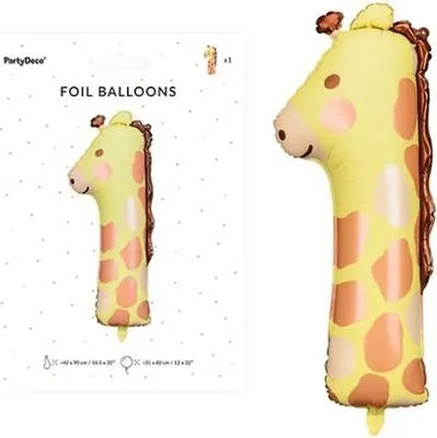 Produktbild von Riesenzahl #1 Giraffe | ca. 48 x 96 cm