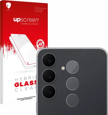 Produktbild von upscreen Schutzglas für Samsung Galaxy S25 FE (NUR Kameraschutz) Schutzfolie Panzer Folie Glas Display Schutz klar