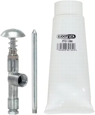 Productafbeelding van Mini Smeervetpomp - Vetspuit Hand Smeerpomp - Onderhoud Voertuigen - Handbediend - 100 g - Grijs