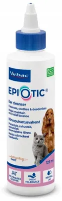 Immagine prodotto di Pulitore auricolare VIRBAC EpiOtic - liquido per la pulizia delle orecchie per cani e gatti - 125 ml