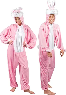 Produktbild von Hase Häschen Rabbit Plüsch Overall Karneval Fasching Kostüm bis 46/48