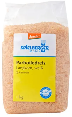 Produktbild von Spielberger Parboiled Langkornreis weiß demeter 1kg