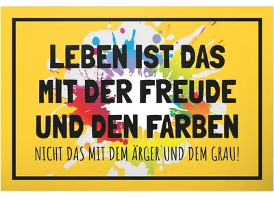 Produktbild von Tafel mit lustigem Spruch für Wanddekoration