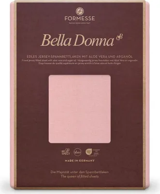 Produktbild von Spannbettlaken Bella Donna Jersey 200x220-200x240 cm Farbe Nebelgrau