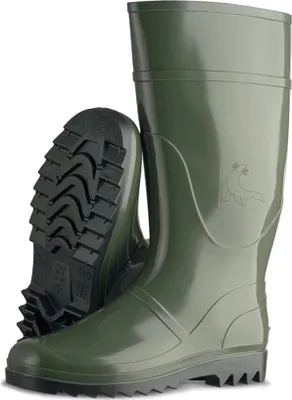 Produktbild von Hohe Gummistiefel in Olivgrün, Größe 41