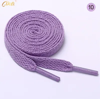 Produktbild von Schnürsenkel flach 150 cm 10# lila (hell) 8 mm breit