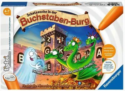 Produktbild von Ravensburger 00737 Tiptoi Schatzsuche in der Buchstabenburg