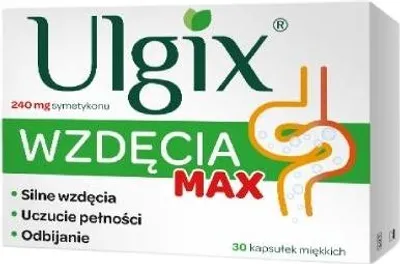 Produktbild von Ulgix Blähungen MAX 240 mg Simethicon 30 Kapseln