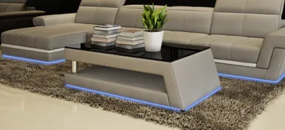 Productafbeelding van Modern design glazen bijzettafeltje, salontafel, woonkamer, tafel, salontafel