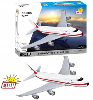 Produktbild von COBI Boeing 747 First Flight 1969 Flugzeug Modellbausatz