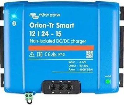 Produktbild von DC-DC Ladegerät Victron Orion Smart, 12/24V, 15A, Nicht Isoliert, Integriertes Bluetooth