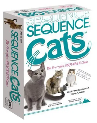 Sequence Katzen-Spiel – Strategiespiel für 2–6 Spieler