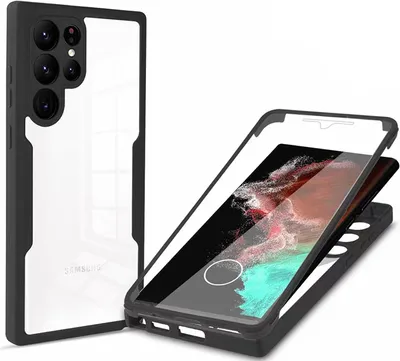 Produktbild von INF 360° TPU-Hülle für Samsung Schwarz Samsung Galaxy S21 Ultra