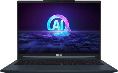 Produktbild von Stealth 16 AI Studio A1VGG-038 Star Blue Per-Key RGB gaming keyboard by SteelSeries 16" 16:10 QHD+(2560 x 1600), 240Hz, 100% DCI-P3, IPS-level panel RTX 4070, GDDR6 8GB Intel Core Ultra 9 185H DDR5 16GB*2 2TB NVMe PCIe Gen4x4 SSD Intel® Killer™ Wi-Fi