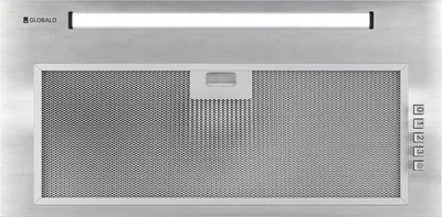 Produktbild von Einbaulüftungshaube Globalo Viledo 60.1 Inox-Haube Abluft-Dunstabzugshaube mit Filter | Unterbauhaube Einbau Dunstabzugshaube Lüfterbaustein