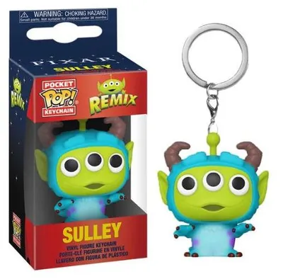Obrázok produktu pre Funko POP! Prívesok na kľúče Alien Remix – Sulley, vinylová figúrka