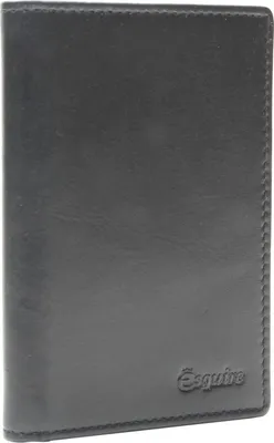 Produktbild von Esquire Ausweisetui New Silk Passport Card Holder Black schwarz