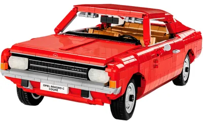 Produktbild von COBI Autos 24345 - Opel Rekord C Coupè mit beweglichem Lenkrad, Öffnungen für Türen und Motorhaube, Maßstab 1:12, 2195 Teile - ab 10 Jahren
