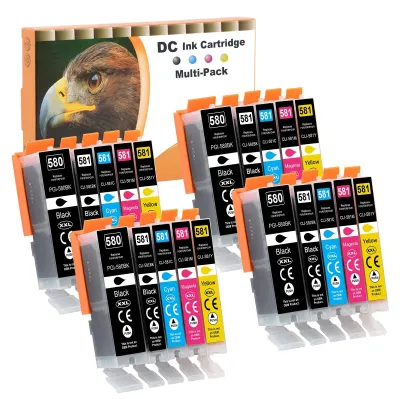Obrázek produktu pro Inkoustové kazety D&C, 20 kusů, kompatibilní s tiskárnami Canon