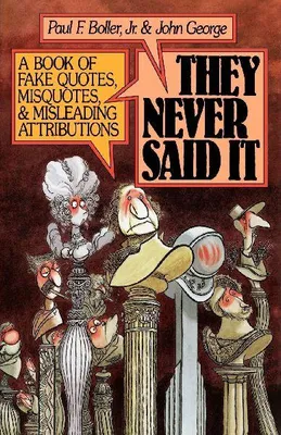 Produktbild von They Never Said It