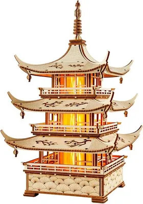 Obrázek produktu pro 3D puzzle, Harmony Tower, WT, dřevo, 259 dílků