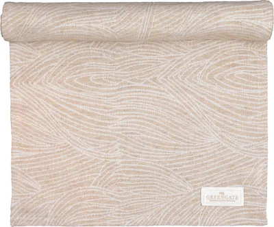 Produktbild von Greengate Wilja Tischläufer jaquard beige 140x45cm