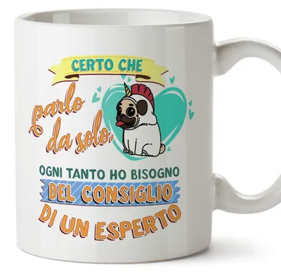 Tasse 'Natürlich spreche ich conmi' Keramik 350 ml