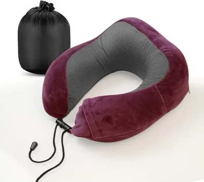 Produktbild von COZYOR Nackenkissen klein & kompakt, mit Memory Foam, verstellbarem Verschluss & praktischer Tasche