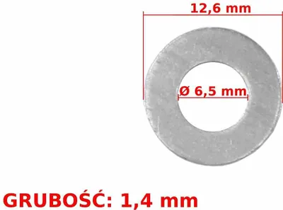 Obrázok produktu pre Hliníková podložka FI 6,5 x 12,6 x 1,4