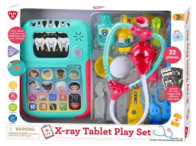 Zdjęcie produktu dla Zestaw do zabawy w lekarza Playgo – 22-częściowy zestaw do zabawy w lekarza