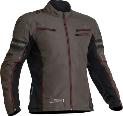 Produktbild von Lindstrands Lysvik wasserdichte Motorrad Textiljacke, militärgrün, 50