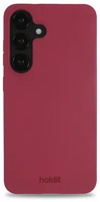 Immagine prodotto di Custodia protettiva Holdit per Samsung Galaxy S25 - Velluto rosso