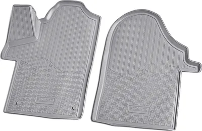 Zdjęcie produktu dla przednie dywaniki gumowe 3D do MERCEDES V-Class W447 | od 2014> | szare z krawędzią