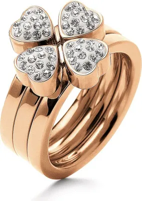 Productafbeelding van Folli Follie 3r0t064rc-56 Ring, goudkleurig. 56. Mannen, goudkleurig. 56