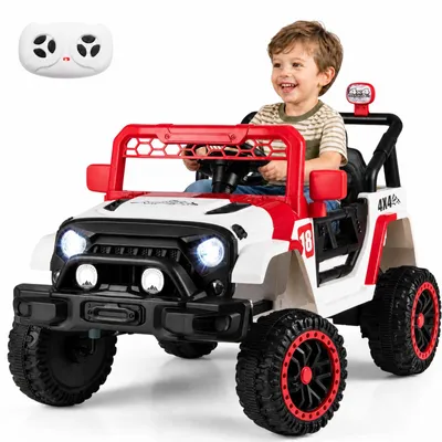 Produktbild von KOMFOTTEU Kinder Elektroauto, 12V Elektro Kinderauto mit 2,4 G Fernbedienung