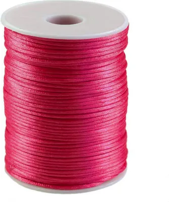 Produktbild von 90m Satinschnur 2mm Satinkordel Schmuck-Kordel -Schnur Kumihimo Bänder