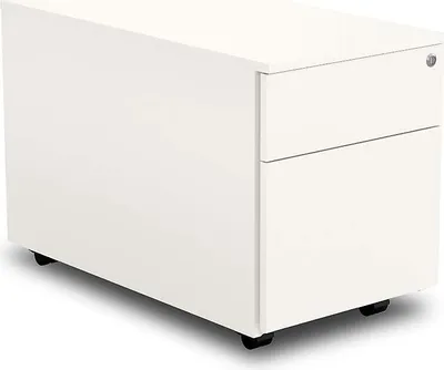 Produktbild von kerkmann Rollcontainer 1 Schub weiß Speditionsversand