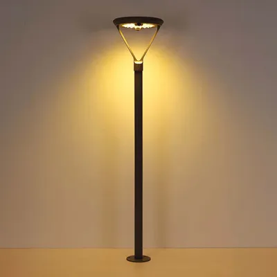 Produktbild von LED Solarleuchte, Wegelampe, Edelstahl, Glas, grau H 227,2 cm