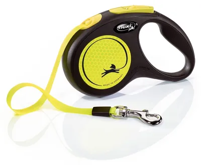 Produktbild von flexi New NEON S Gurt 5 m schwarz