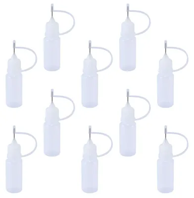 Präzisions-Applikatorfläschchen 10 Stück, 10 ml, durchsichtig, PE