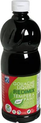 Produktbild von LEFRANC & BOURGEOIS Gouachefarbe 1.000 ml schwarz